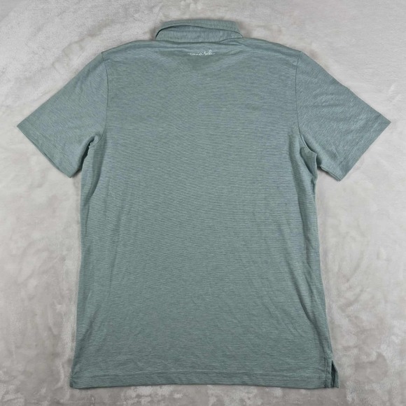 Travis Mathew Polo Shirt Men's Medium Green The Zinna Pima Cotton Golf NWT - Picture 5 of 9
